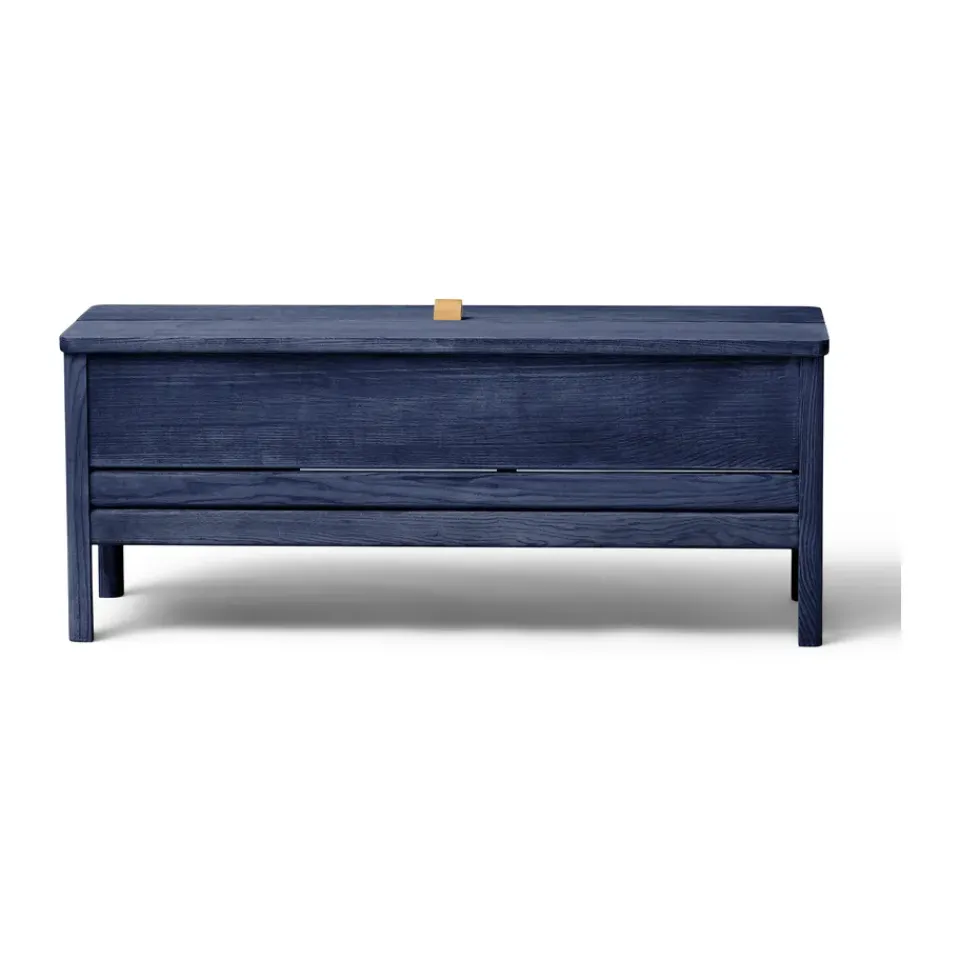 Form & Refine Benches*A Line storage bench 111 cm, Indigo Special Edition Blue