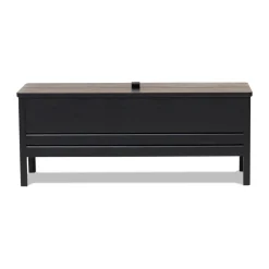 Form & Refine Benches*A Line storage bench 111 cm, Black