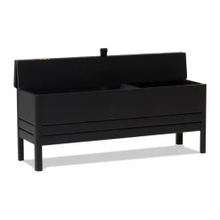 Form & Refine Benches*A Line storage bench 111 cm, Black