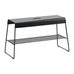 Zone Denmark Garden Sofas & Garden Benches*A-bench outdoor bench with shelf 45 cm, Black