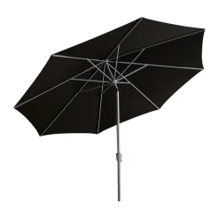 Brafab Sun Protection*Abriola parasol, Charcoal , Ø330 cm Black