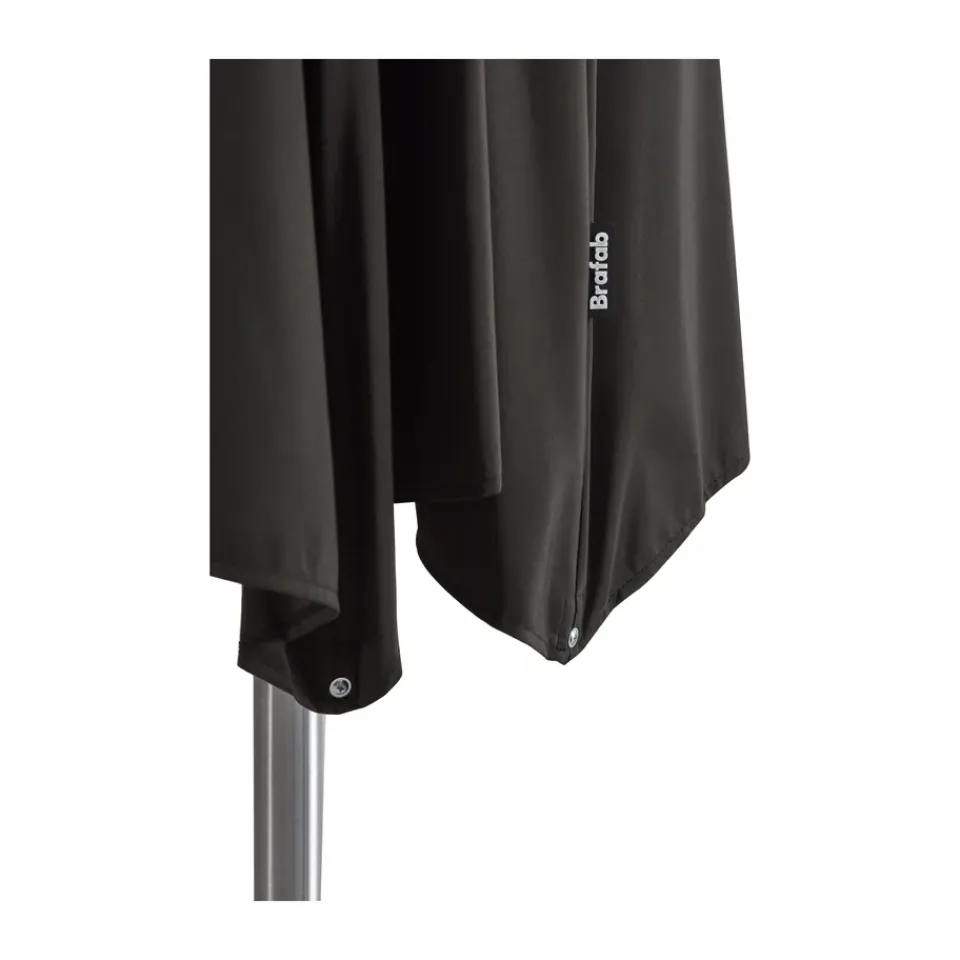 Brafab Sun Protection*Abriola parasol, Charcoal , Ø330 cm Black