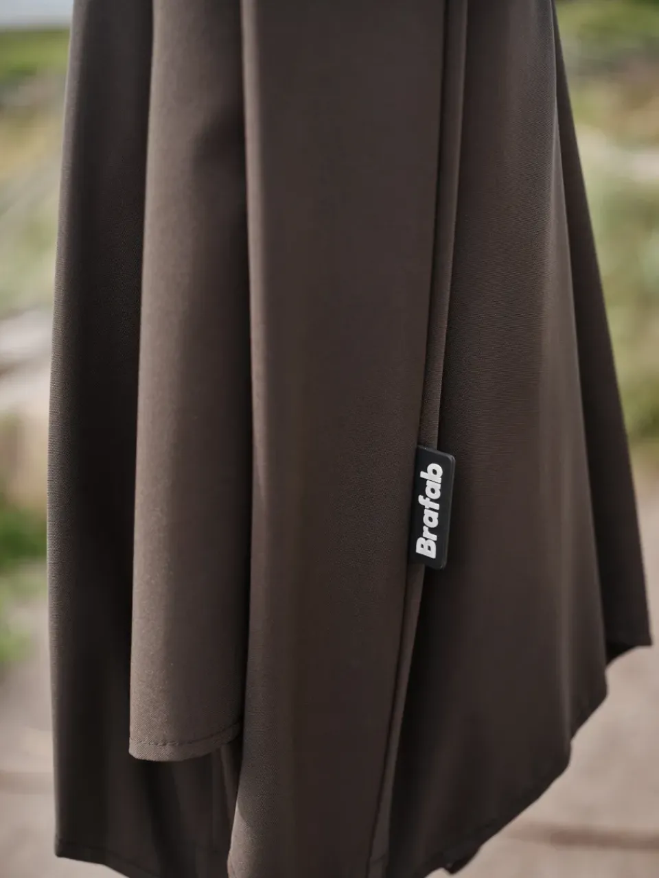 Brafab Sun Protection*Abriola parasol, Charcoal , Ø270 cm Black