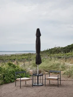 Brafab Sun Protection*Abriola parasol, Charcoal , Ø270 cm Black