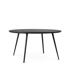 Mater Dining Tables*Accent dining table round, stained oak. ø140 cm Black