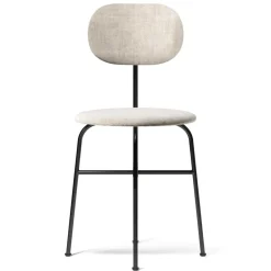 Audo Copenhagen Chairs*Afteroom chair black legs fabric seat, maple 222 Grey
