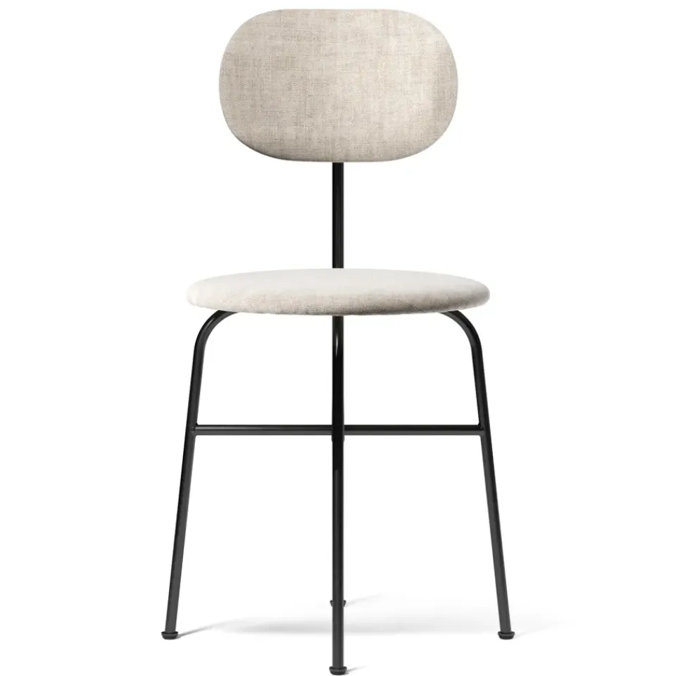 Audo Copenhagen Chairs*Afteroom chair black legs fabric seat, maple 222 Grey
