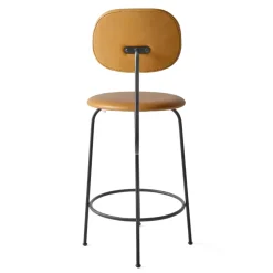 Audo Copenhagen Bar Stools*Afteroom plus barstool leather upholstery 63.5 cm, Dakar 0250 Orange
