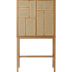 Design House Stockholm Display & Glass Cabinets*Air display cabinet, Oak. rotting Brown