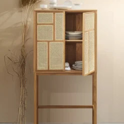 Design House Stockholm Display & Glass Cabinets*Air display cabinet, Oak. rotting Brown