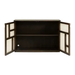 Design House Stockholm Display & Glass Cabinets*Air side table, Dark oak Brown