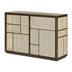 Design House Stockholm Display & Glass Cabinets*Air side table, Dark oak Brown