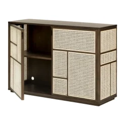 Design House Stockholm Display & Glass Cabinets*Air side table, Dark oak Brown
