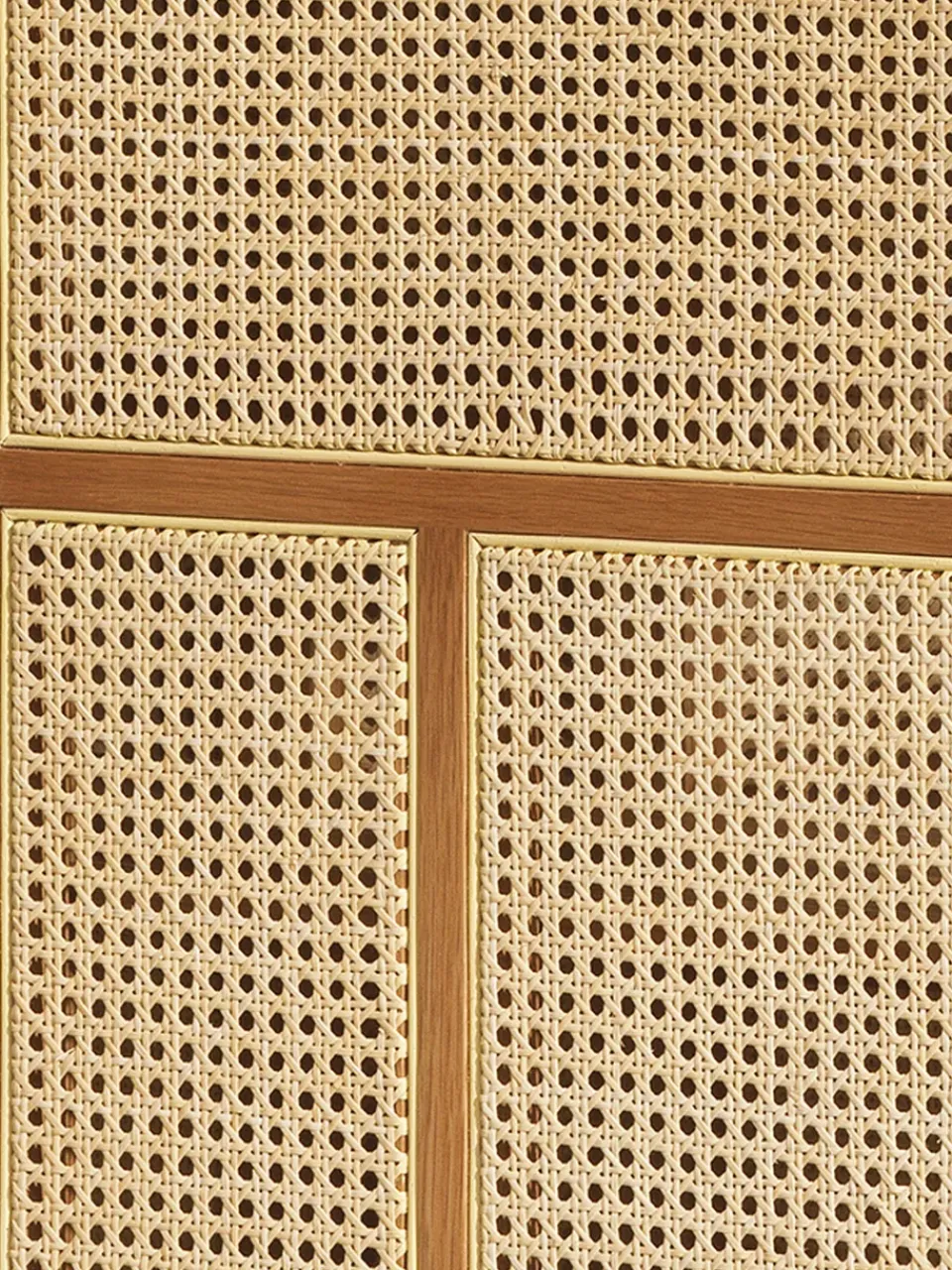 Design House Stockholm T.V & Media Units|Dressers & Sideboards*Air side table low, Oak, rattan Brown