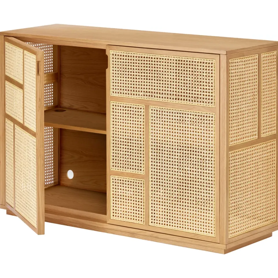 Design House Stockholm Display & Glass Cabinets*Air side table, Oak BeigeBrown