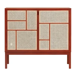 Design House Stockholm Display & Glass Cabinets*Air side table, , 120x110 cm, with legs Red