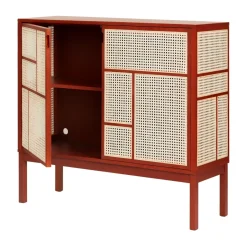 Design House Stockholm Display & Glass Cabinets*Air side table, , 120x110 cm, with legs Red