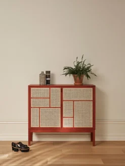 Design House Stockholm Display & Glass Cabinets*Air side table, , 120x110 cm, with legs Red