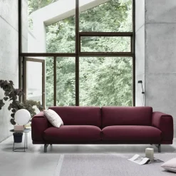 Muuto Coffee Tables*Airy sofa table half size, Black
