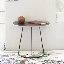Muuto Coffee Tables*Airy sofa table half size, Black