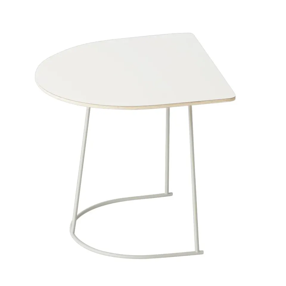 Muuto Coffee Tables*Airy sofa table half size, off- White