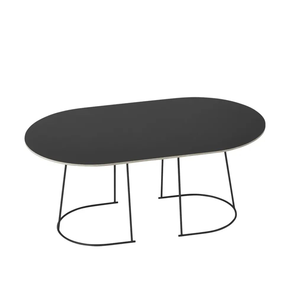 Muuto Coffee Tables*Airy sofa table M, Black