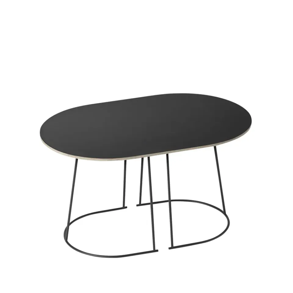 Muuto Coffee Tables*Airy sofa table S, Black