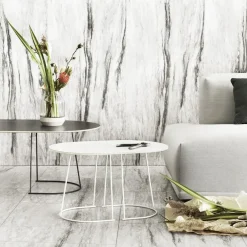 Muuto Coffee Tables*Airy sofa table S, Off- nano laminate White