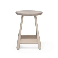 Massproductions Bar Stools*Albert barstool 50 cm, -oiled oak White