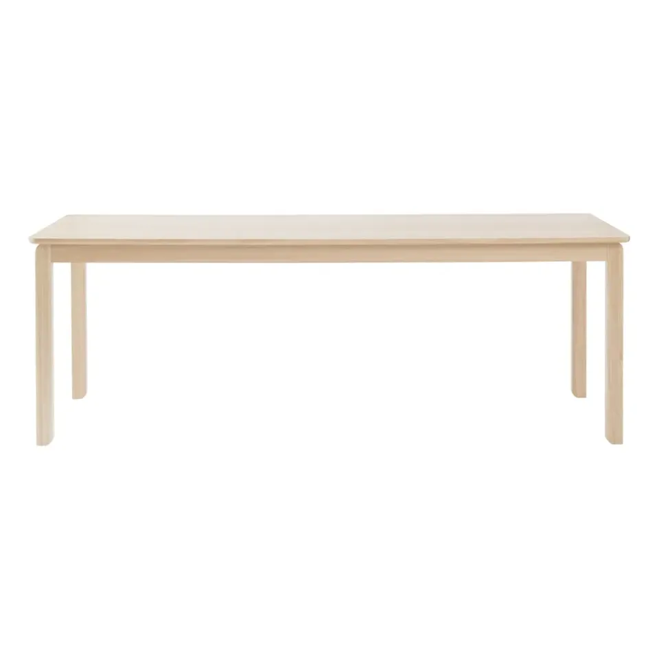 1898 Dining Tables*Alfred dining table 90x220 cm, White pigmented oak Beige