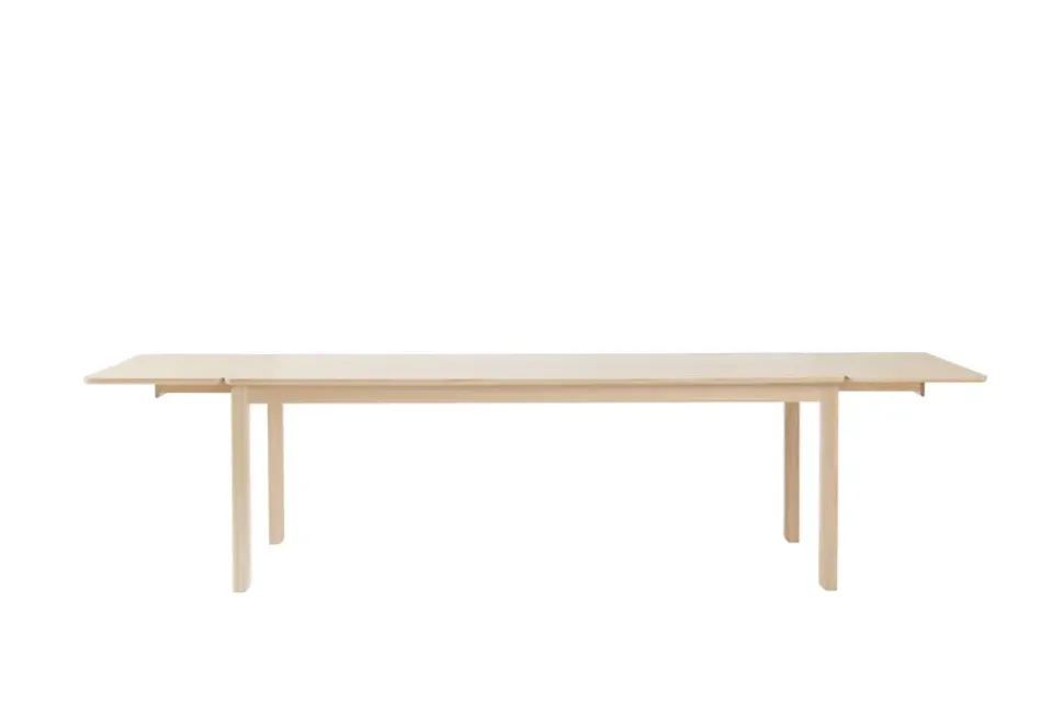1898 Dining Tables*Alfred dining table 90x220 cm, White pigmented oak Beige