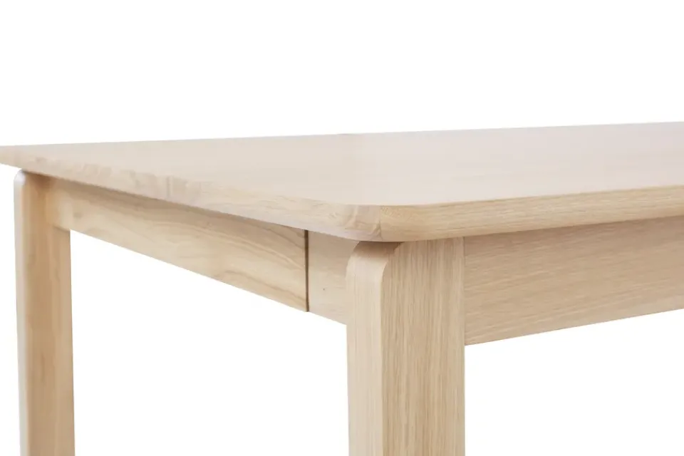1898 Dining Tables*Alfred dining table 90x220 cm, White pigmented oak Beige