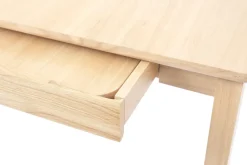 1898 Dining Tables*Alfred dining table 90x160 cm, White pigmented oak Beige