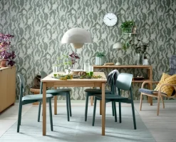 1898 Dining Tables*Alfred dining table 90x160 cm, White pigmented oak Beige