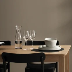 1898 Dining Tables*Alfred dining table 90x160 cm, White pigmented oak Beige