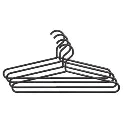SMD Design Clothes Hooks & Hangers|Clothes Racks, Coat Stands & Hangers*Alfred hanger, Anthracite, 4-pack Grey