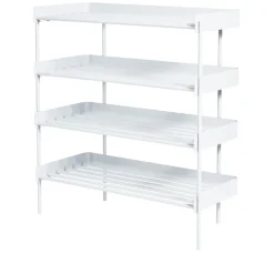 SMD Design Shoe Racks*Alfred shoe shelf, White