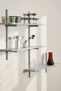 Andersen Furniture Shelves & Shelving Systems*A-Light Shelf wall shelf Special Edition, Grey 90x21x35 cm Blue