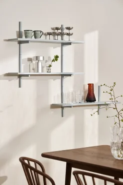Andersen Furniture Shelves & Shelving Systems*A-Light Shelf wall shelf Special Edition, Grey 90x21x35 cm Blue