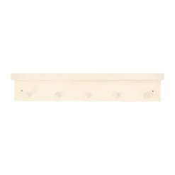 Scandi Living Clothes Hooks & Hangers*Alley coat rack with shelf, Birch Beige