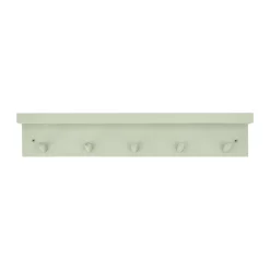 Scandi Living Clothes Hooks & Hangers*Alley coat rack with shelf, Green