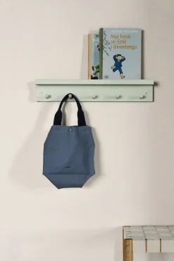 Scandi Living Clothes Hooks & Hangers*Alley coat rack with shelf, Green