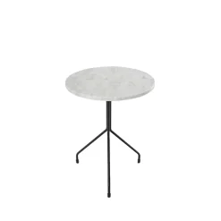 OX Denmarq Side Tables*Allforone side table, carrara-black, Ø50 cm White