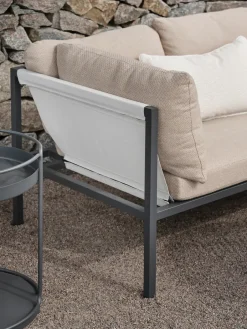 Brafab Garden Sofas & Garden Benches*Allie corner sofa, Barley-anthracite Grey