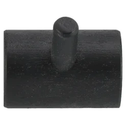 1898 Clothes Hooks & Hangers*Allsarp hook rack 1 hook, -painted birch Black