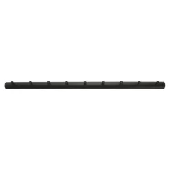 1898 Clothes Hooks & Hangers*Allsarp hook rack 9 hooks, -painted birch Black
