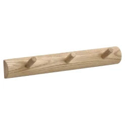 1898 Clothes Hooks & Hangers*Allsarp hook rack 3 hooks, Oak Beige