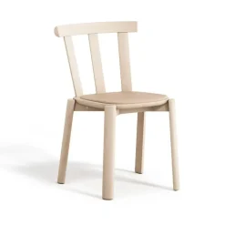 Stolab Chairs*Alt chair upholstered seat birch, Elmovegeta 22011-light matte lacquer Pink