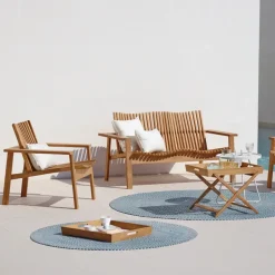 Cane-line Garden Sofas & Garden Benches|Balcony Furniture*Amaze sofa 2-seater, Teak Brown