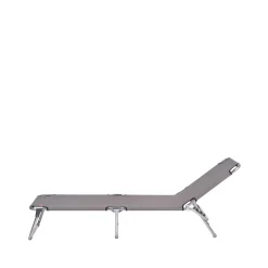 Fiam Seating*Amigo sun lounger, Fabric continente-aluminium frame Brown